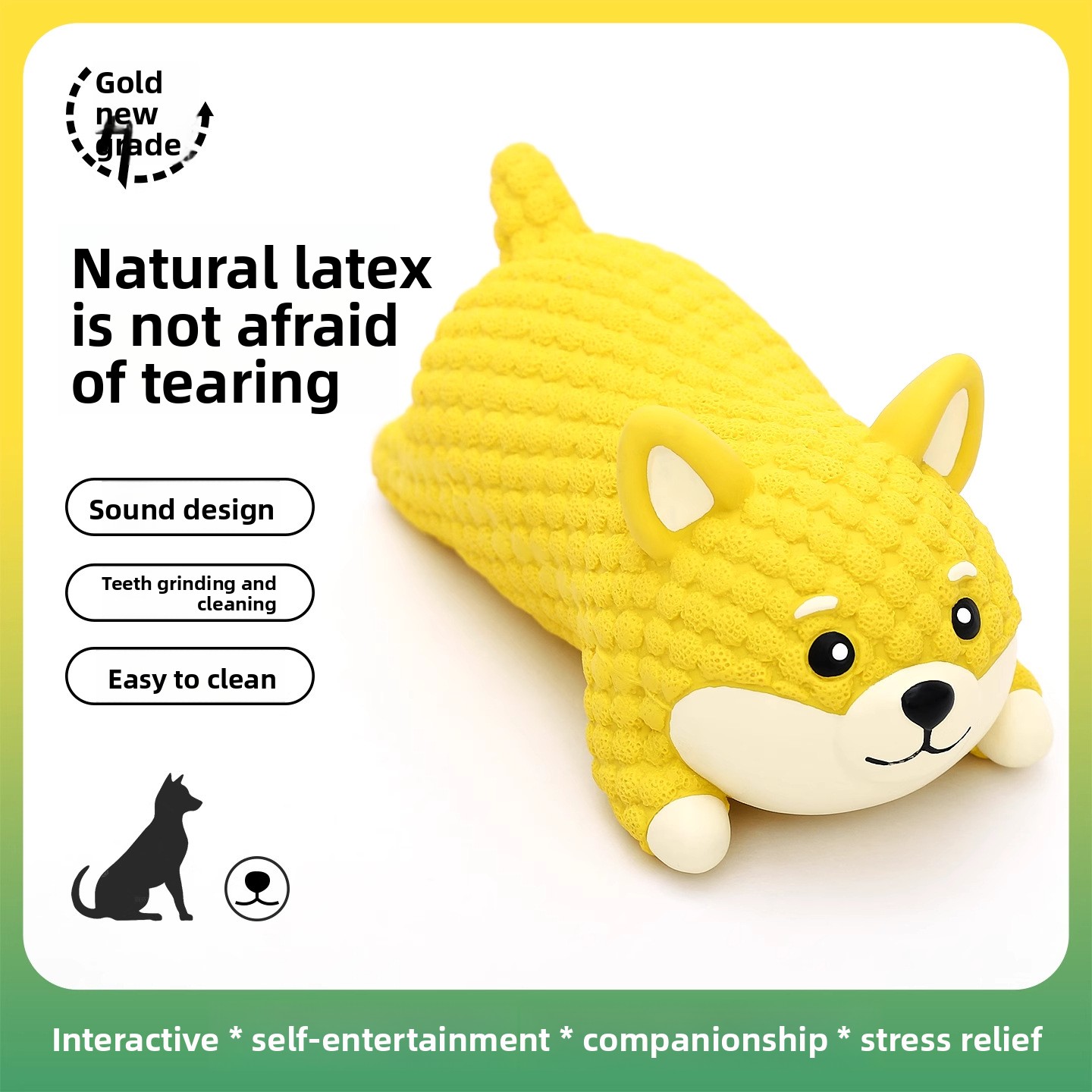 Squeaky Latex Bear Dog Chew To - Interactive Squeaky Plush Dog Toy 评论和价格