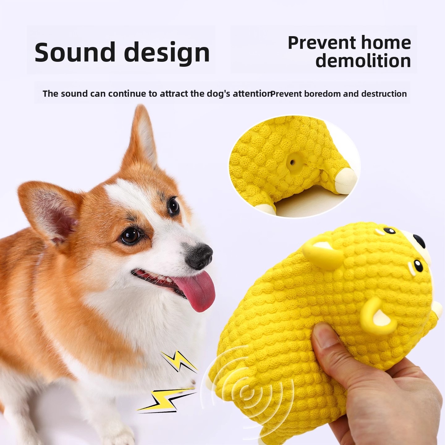 Squeaky Latex Bear Dog Chew To - Interactive Squeaky Plush Dog Toy 评论和价格