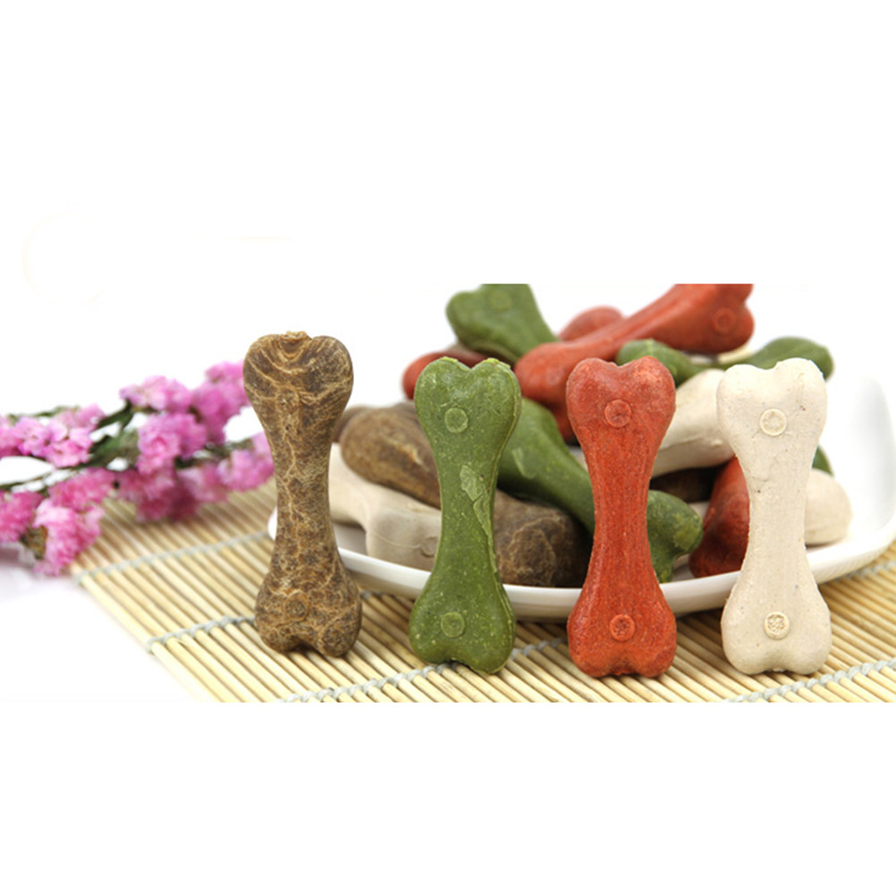 5Pcs Easy Clean Dog Chew Bones - Teeth Cleaning Dog Chew Bone 评论和价格