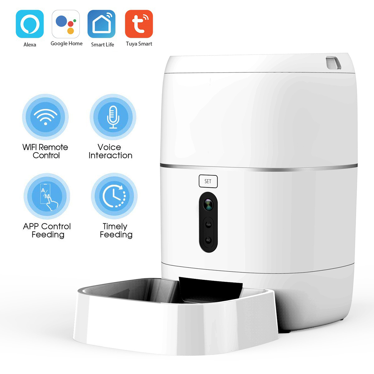 RSH 1080P Camera Tuya Smart Wi - Pet Feeders 评论和价格