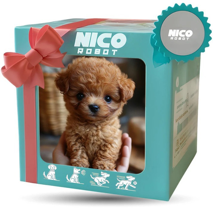 Nico Robot Plush Electronic Pe - Interactive Squeaky Plush Dog Toy 评论和价格
